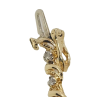 14K YELLOW GOLD ELEGANT BRACELET DIAMONDS LENGTH 7 inch