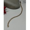 14K YELLOW GOLD ELEGANT BRACELET DIAMONDS LENGTH 7 inch