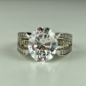 925 Sterling Silver CZ Ring Size 7