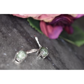 925 Sterling Silver Serpentine Earrings