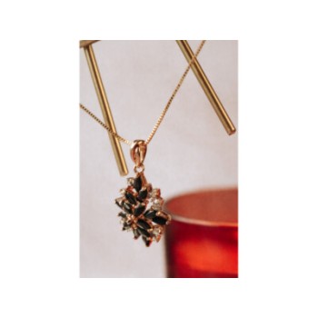 925 STERLING SILVER GOLD PLATED SAPPFIRES 