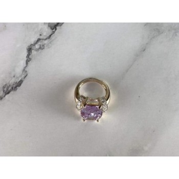 925 Sterling Silver CZ Ring Size 5.5