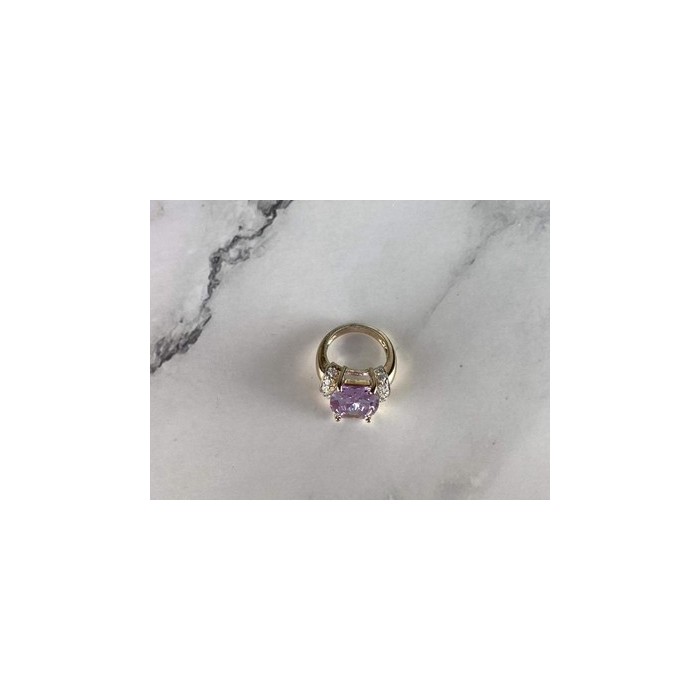 925 Sterling Silver CZ Ring Size 5.5