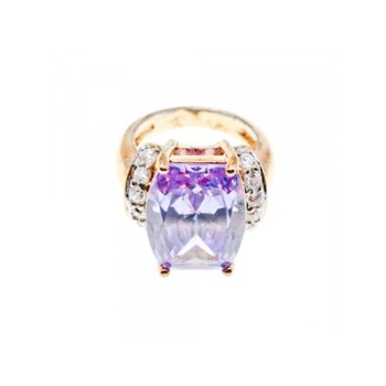 925 Sterling Silver CZ Ring Size 5.5