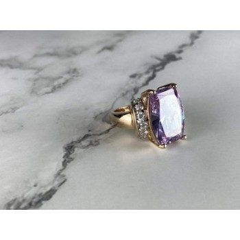 925 Sterling Silver CZ Ring Size 5.5