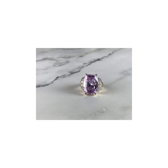 925 Sterling Silver CZ Ring Size 5.5