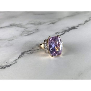 925 Sterling Silver CZ Ring Size 5.5