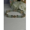 925 Sterling Silver Jade Bracelet Length 7.5