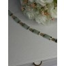 925 Sterling Silver Jade Bracelet Length 7.5