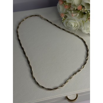 925 Sterling Silver Italy Fas Necklace Length 18 Inch