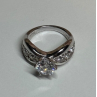 925 Sterling Silver CZ Ring Size 6.5