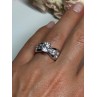 925 Sterling Silver CZ Ring Size 6.5