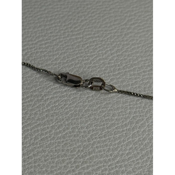 925 Sterling Silver Larimar Necklace Length 18 Inch