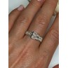 925 Sterling Silver Belt Ring Size 8