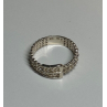 925 Sterling Silver Belt Ring Size 8