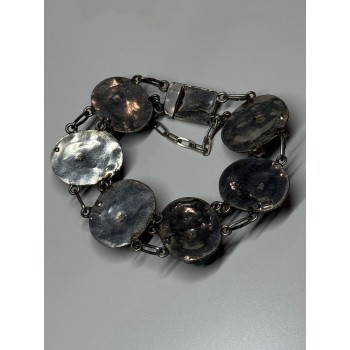 Vintage 925 Sterling Silver Turquoise Bracelet Length 7 Inch