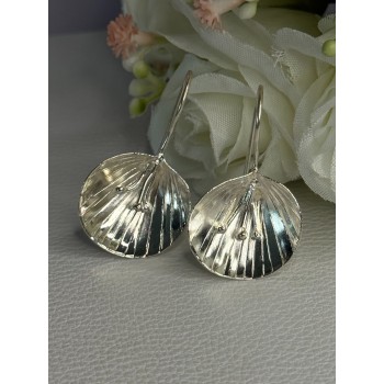 925 Sterling Silver Earrings Length 1.30 Inch