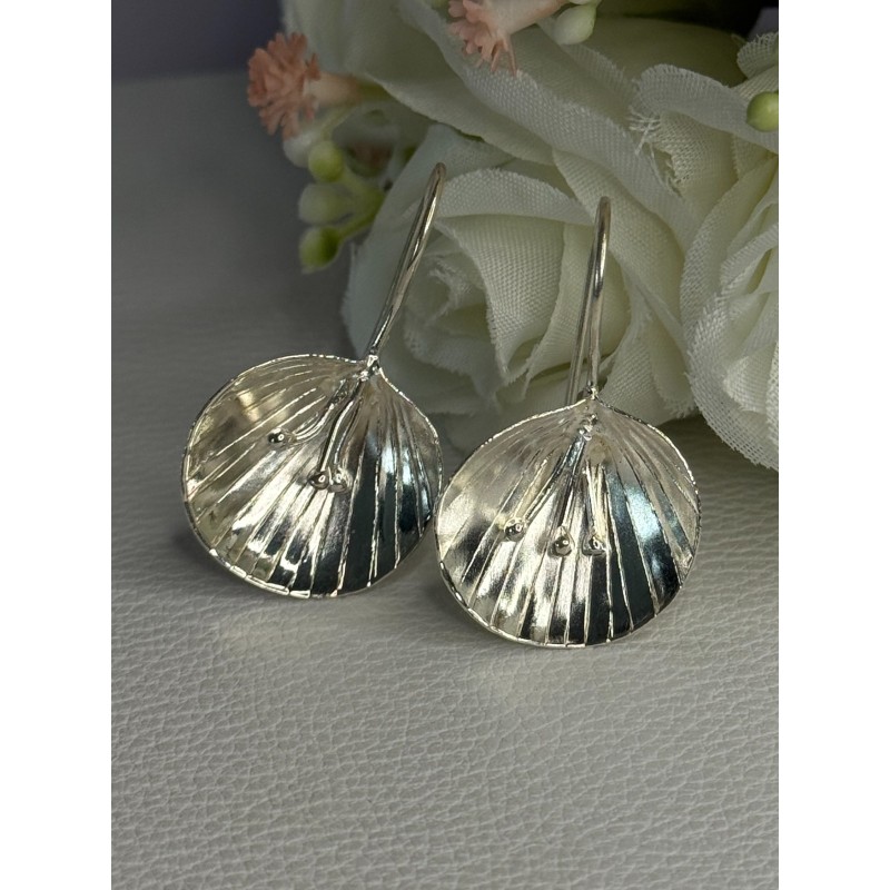 925 Sterling Silver Earrings Length 1.30 Inch