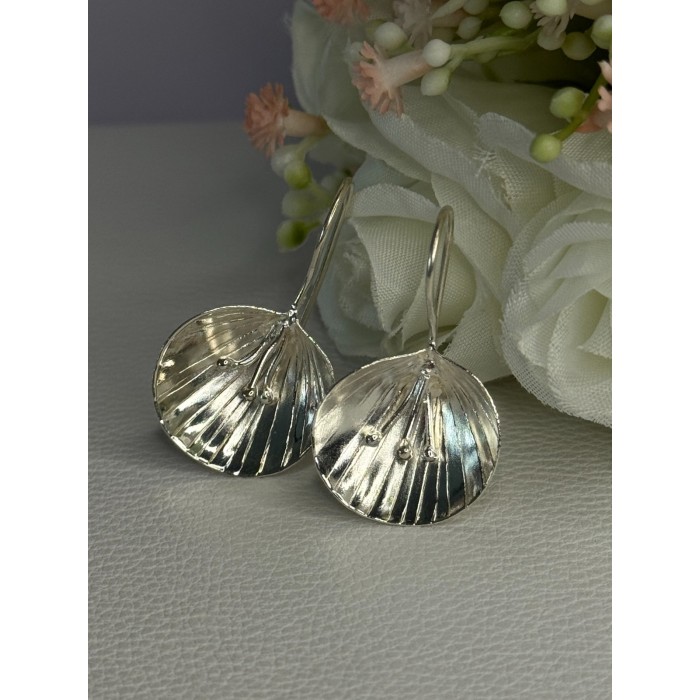 925 Sterling Silver Earrings Length 1.30 Inch