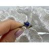 925 Sterling Silver Star Sapphire Ring Size 5.5