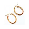 925 Sterling Silver Gold Plated Hoop Earrings