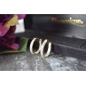 925 Sterling Silver Gold Plated Hoop Earrings