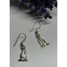 925 Sterling Silver Cats Earrings