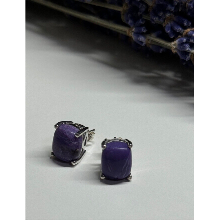 925 Sterling Silver Agate Earrings