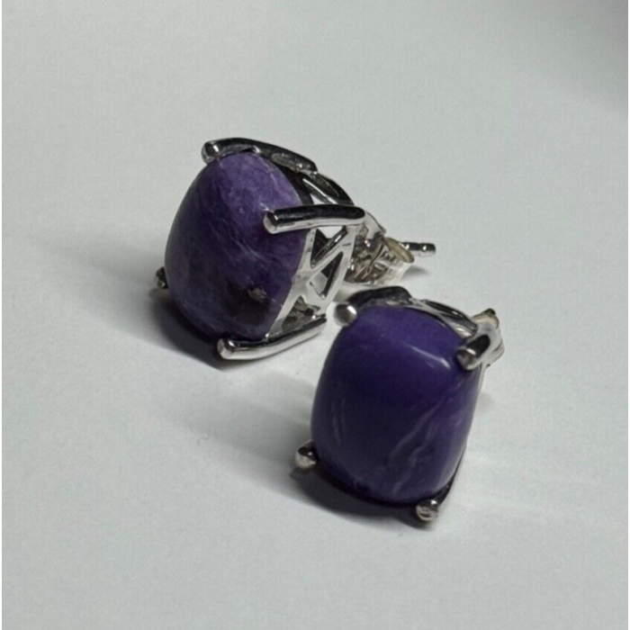 925 Sterling Silver Agate Earrings