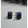 925 Sterling Silver Agate Earrings