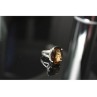 925 Sterling Silver Hessonite Ring Size 6.5