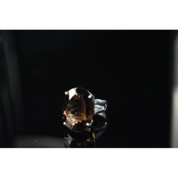 925 Sterling Silver Hessonite Ring Size 6.5