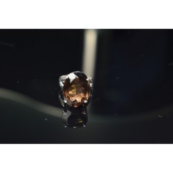 925 Sterling Silver Hessonite Ring Size 6.5