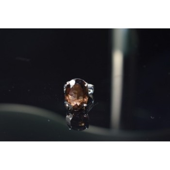 925 Sterling Silver Hessonite Ring Size 6.5