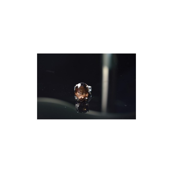 925 Sterling Silver Hessonite Ring Size 6.5