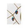 925 Sterling Silver Multicolor Jasper Earrings