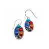 925 Sterling Silver Multicolor Jasper Earrings