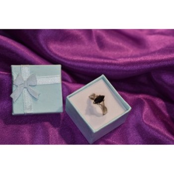 925 Sterling Silver Black Nephrite Ring Size 9