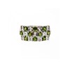 925 Sterling Silver Peridot & White Spinel Ring Size 9