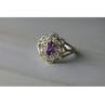 925 Sterling Silver Amethyst 