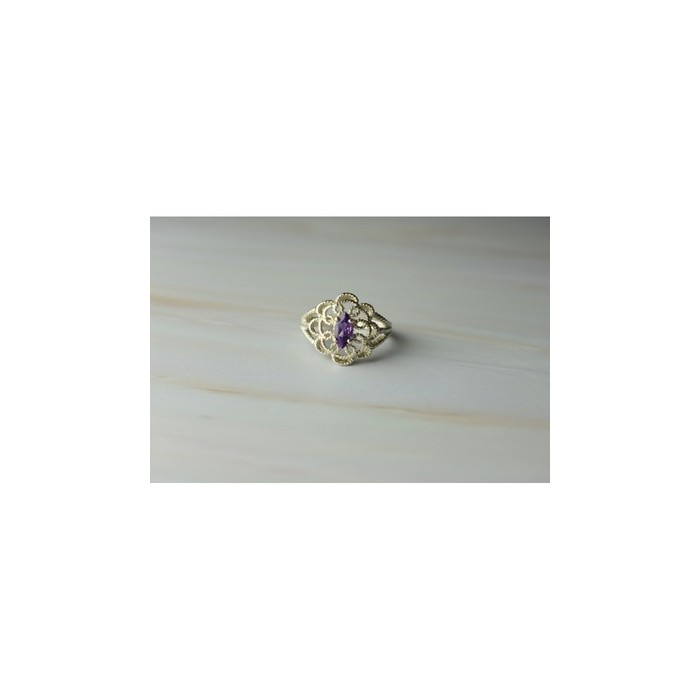 925 Sterling Silver Amethyst 