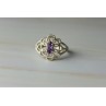 925 Sterling Silver Amethyst 