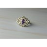925 Sterling Silver Amethyst 