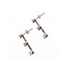 10K WHITE GOLD DIAMONDS EARRINGS