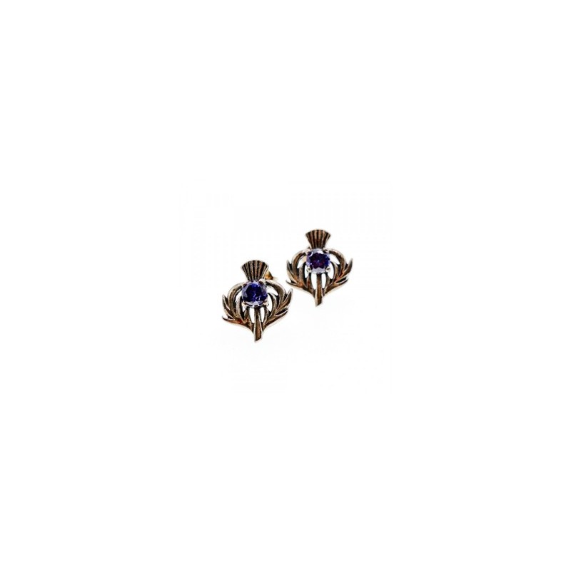 925 Sterling Silver Iolite Earrings