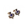 925 Sterling Silver Iolite Earrings