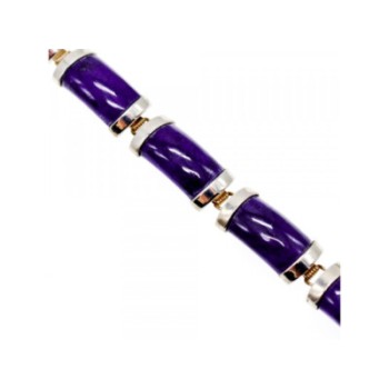 925 STERLING SILVER AGATE BRACELET