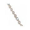 925 STERLING SILVER GOLD PLATED TOPAZ BRACELET