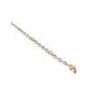 925 STERLING SILVER GOLD PLATED TOPAZ BRACELET