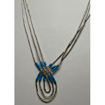 925 Sterling Silver Turquoise Necklace